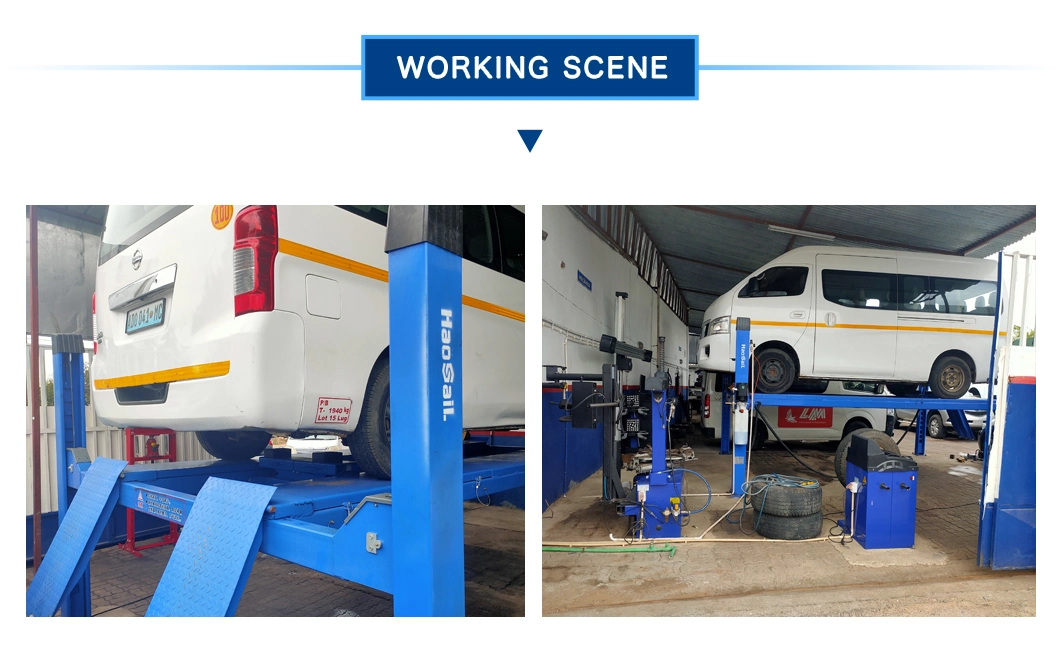 4t Professional Auto Vehicle Four Post Car Lift for Auto Service