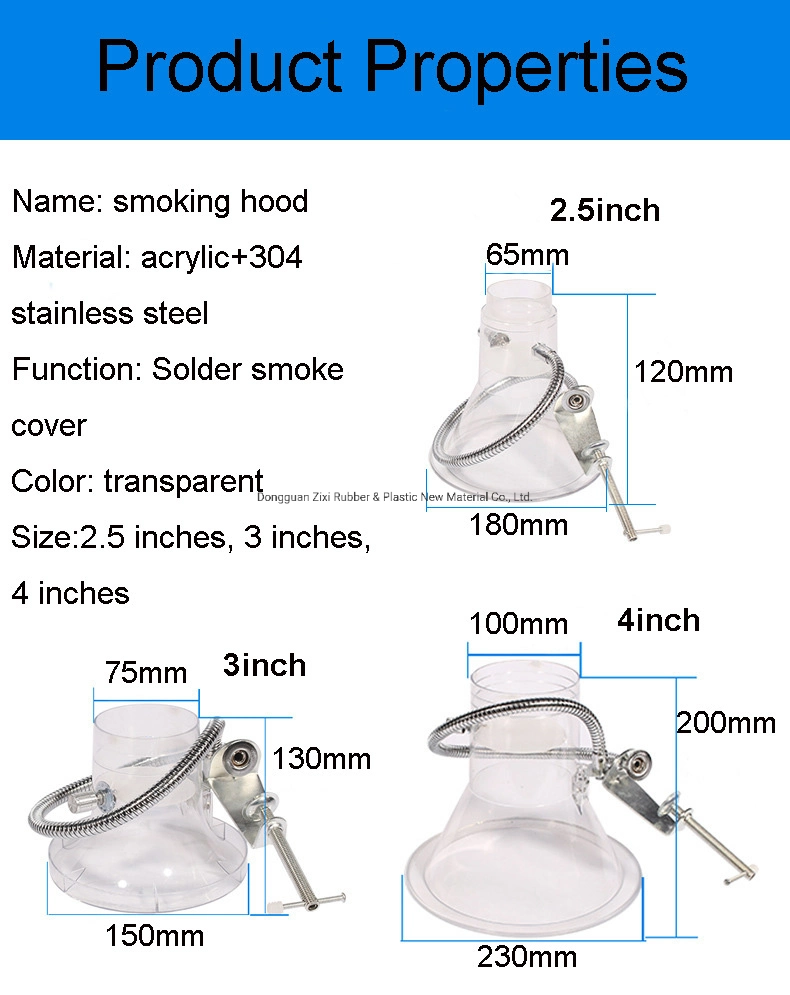 Welding Fume Extraction System Flexible Fume Extraction Hood for Welding