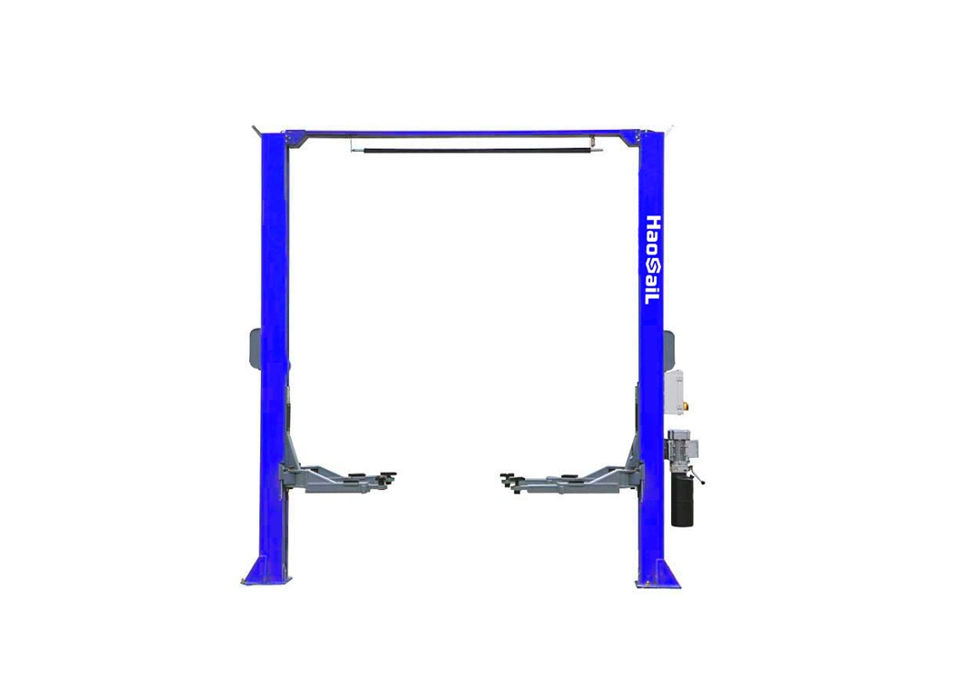 4000kg Auto Lift Car Hoist 2 Post Clear Floor Lift with Sensor in Dubai