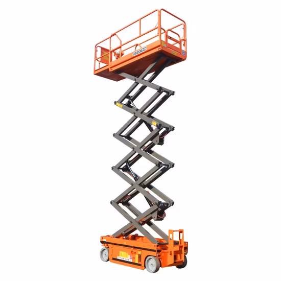 6m高所作業車 ミニシザーリフト 自走式電動シザーリフト