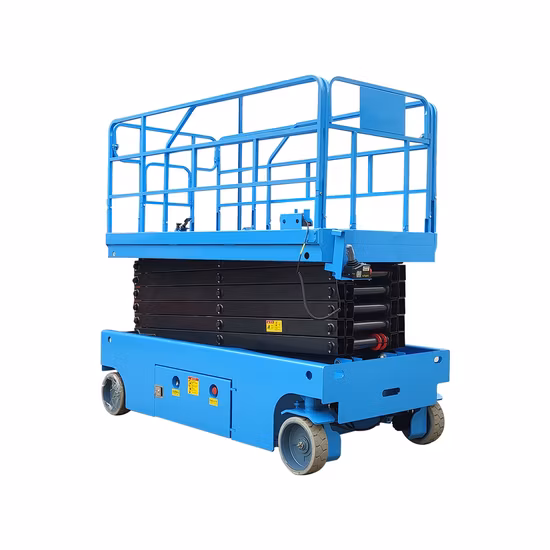 最大作業床（6m）を備えた経済的な自走式シザーリフト